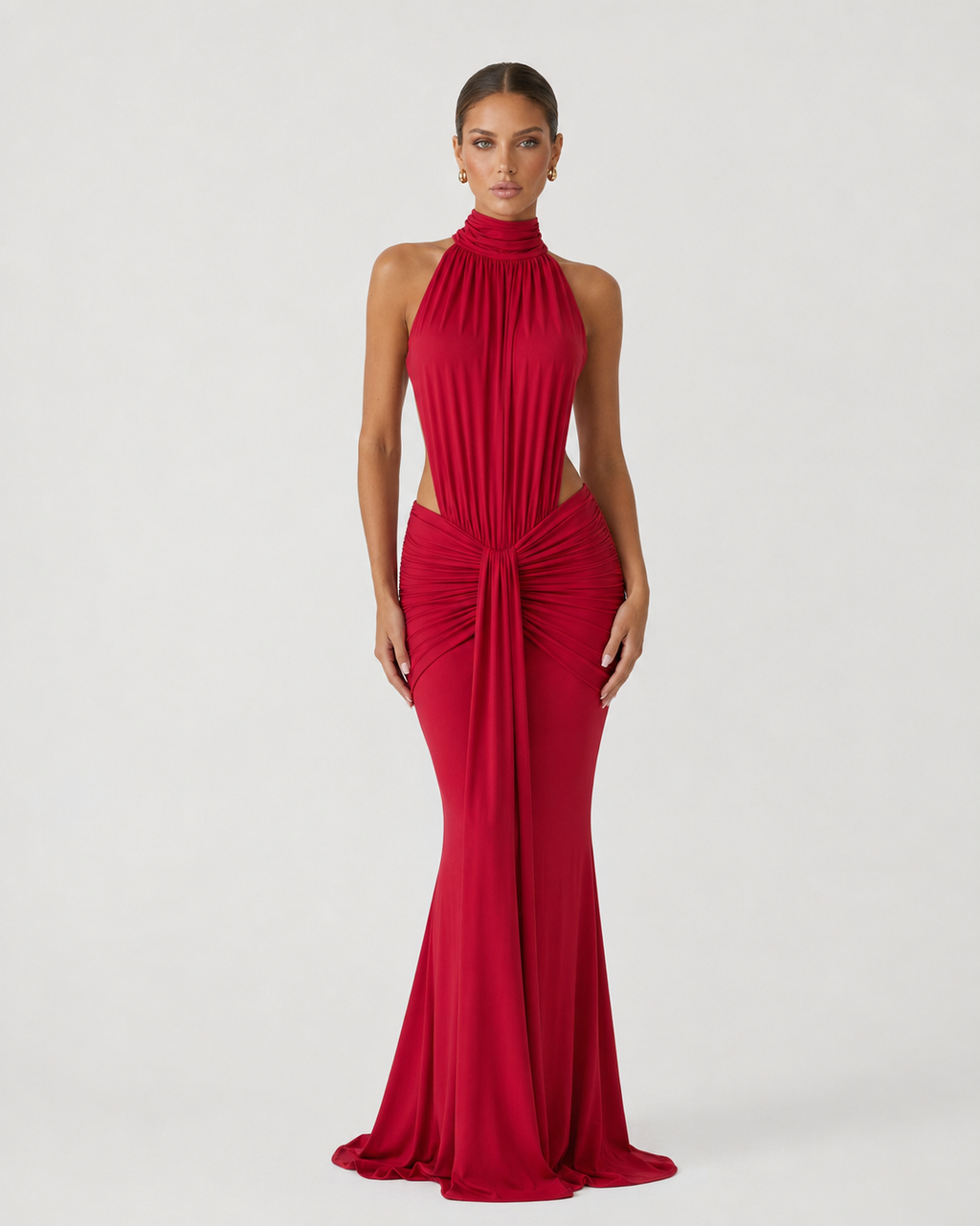 Vestido com Costas Abertas Primavera da Brisa