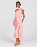 Vestido Midi em Cetim Seraphina