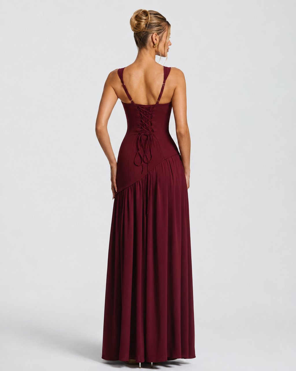 Vestido Longo com Corpete Brisa da Primavera