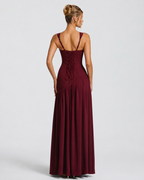 Vestido Longo com Corpete Brisa da Primavera