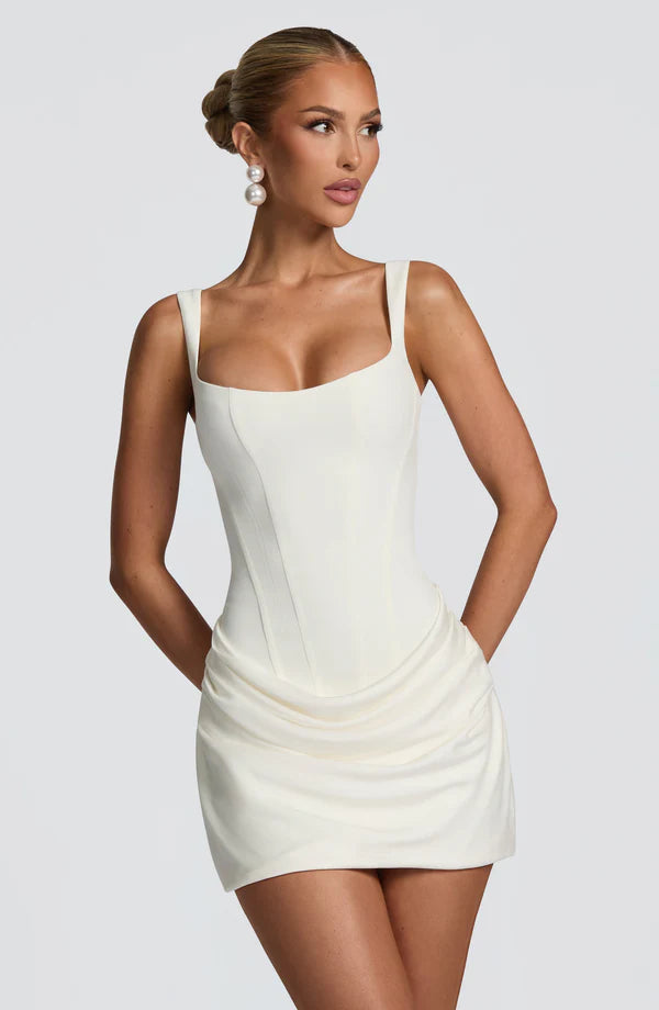 Vestido Mini Corset Draped