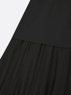 Vestido Longo Plissado Élysée