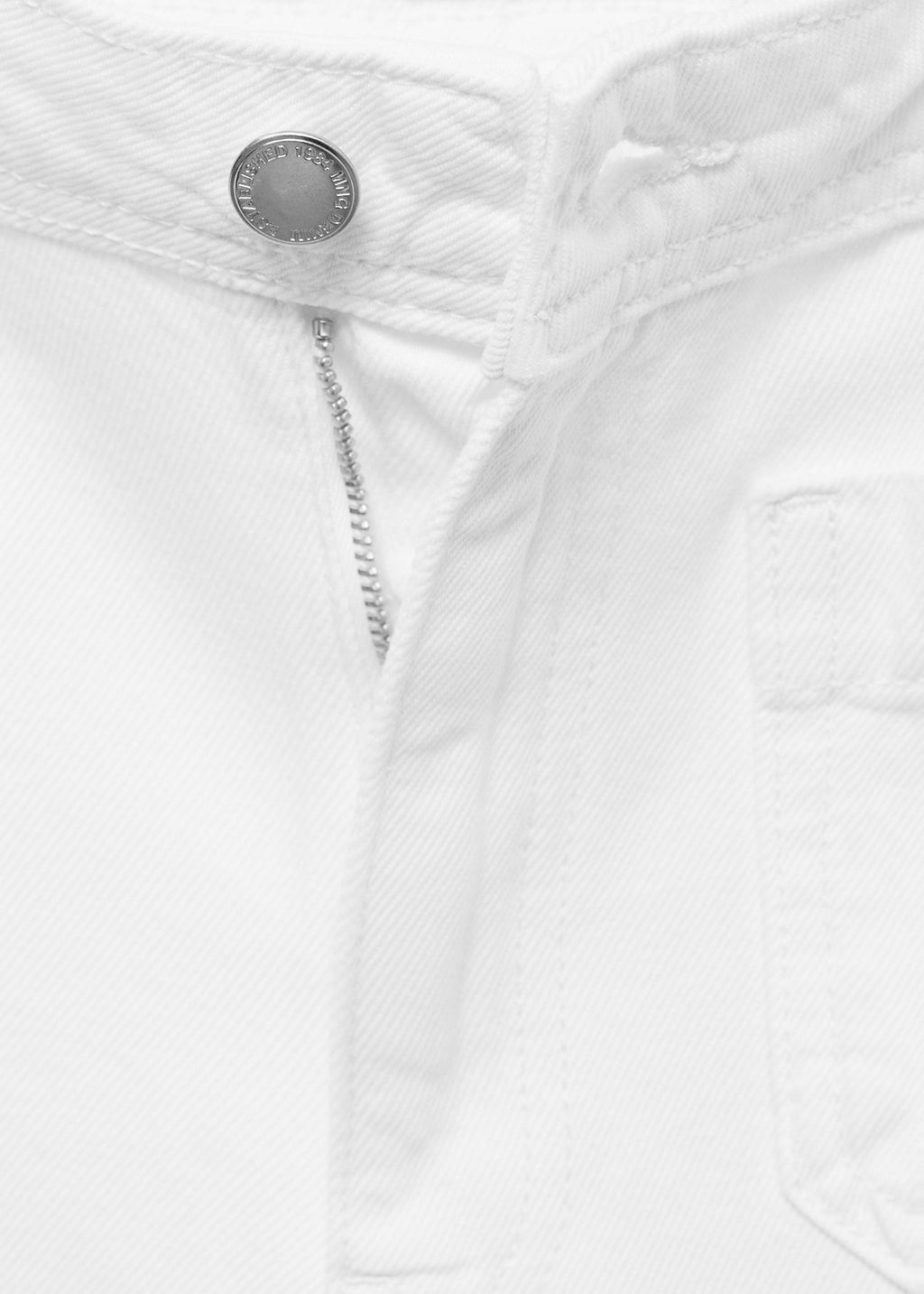 Calças ganga wide leg bolsos cintura alta - Pormenor do artigo 8