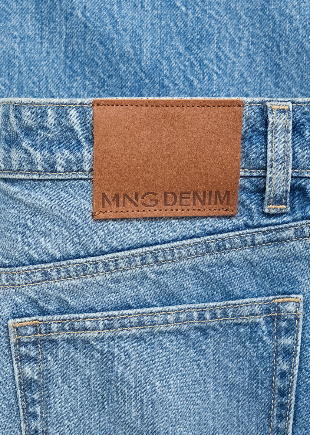 Jeans retos de cintura alta - Pormenor do artigo 0