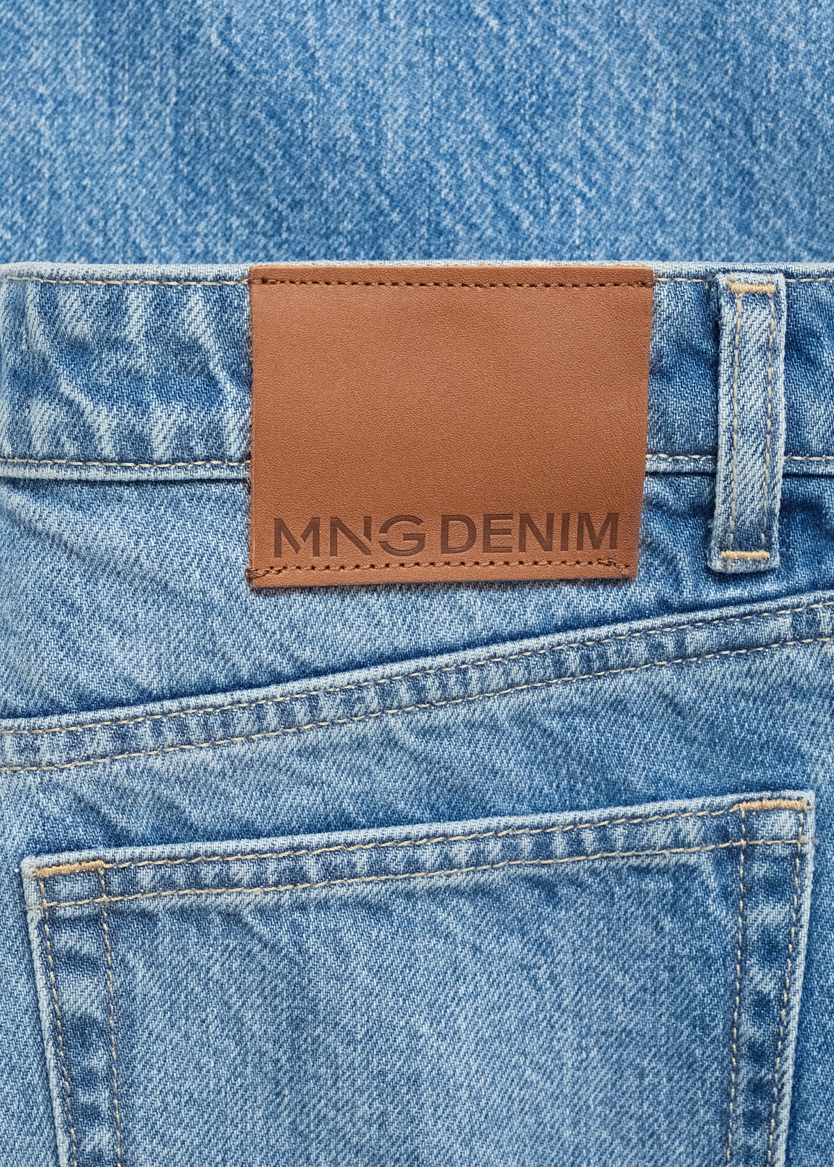 Jeans retos de cintura alta - Pormenor do artigo 0