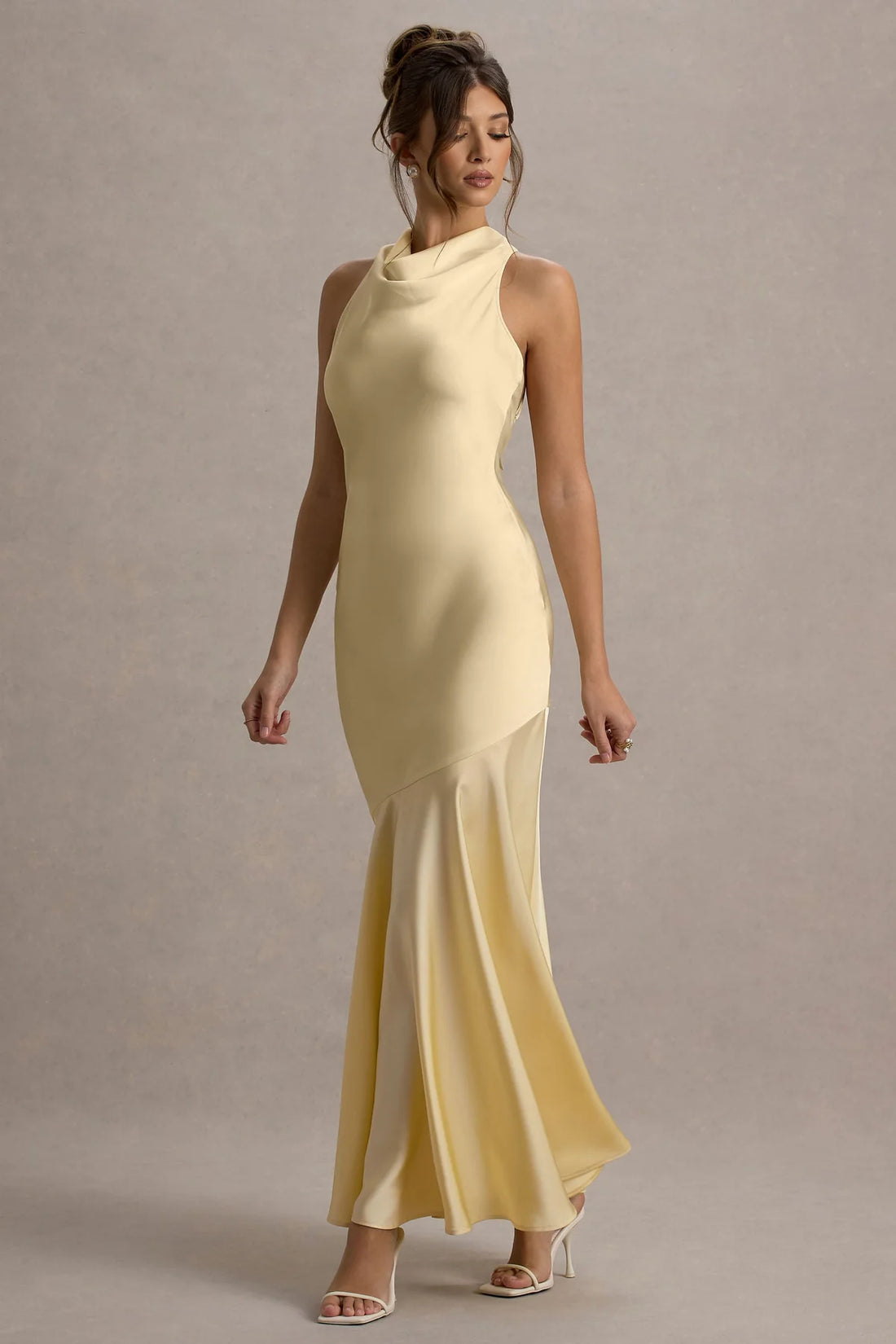 Vestido Longo Bordeaux Elegance