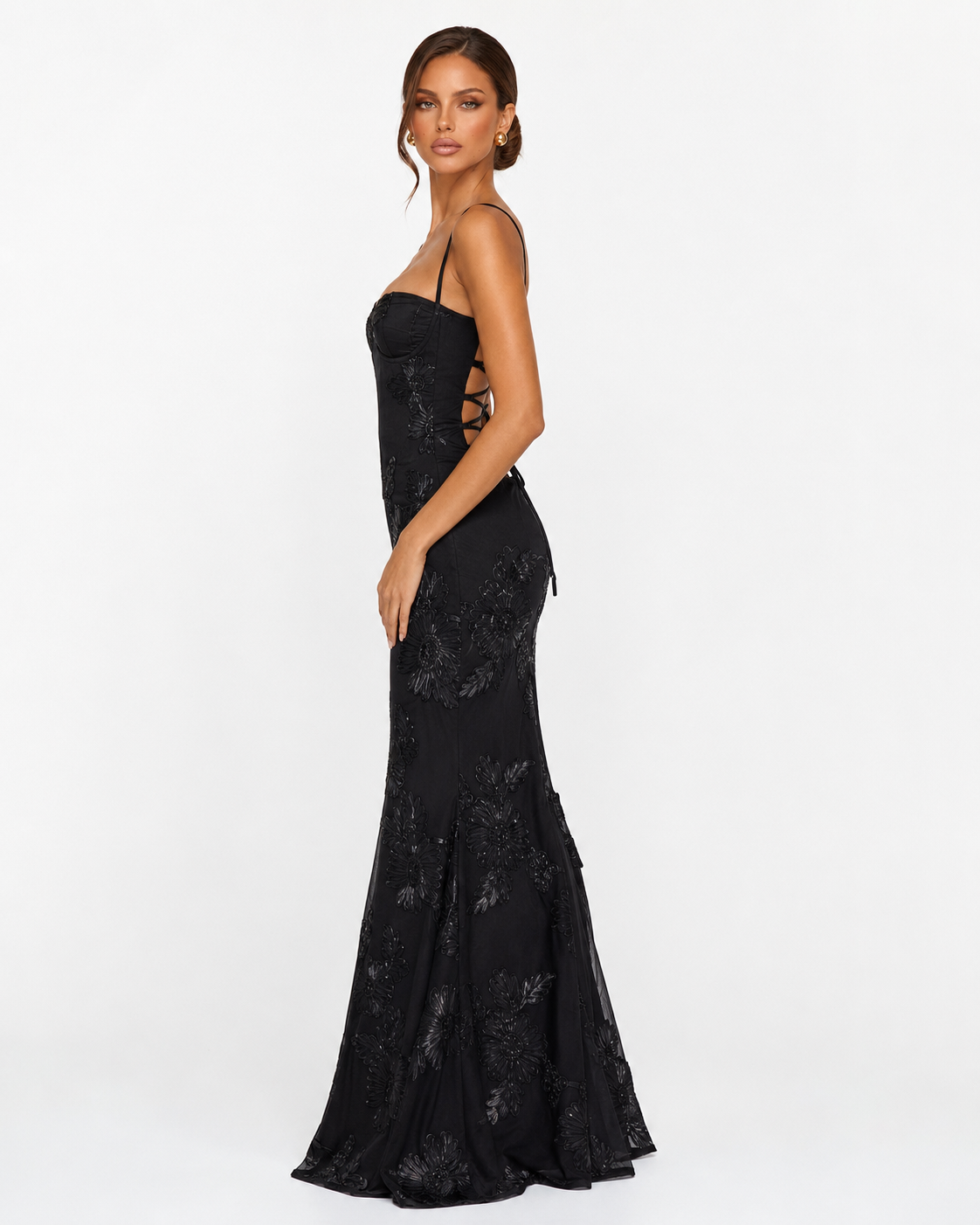 Vestido de Malha com Corpete Pétala da Brisa