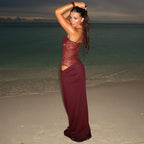 Vestido com Transparência em Renda