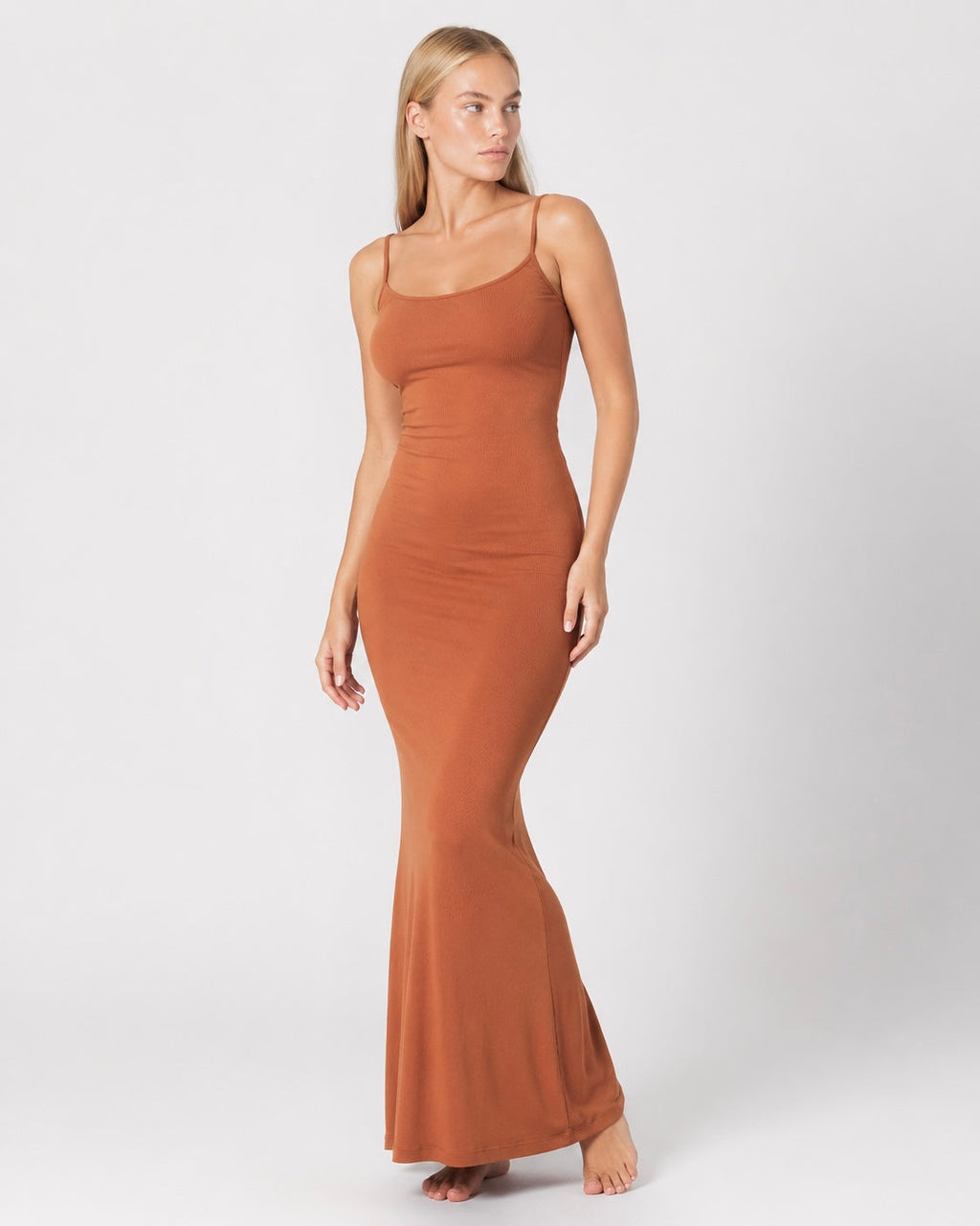 Vestido Longo Ajustado Luar da Brisa