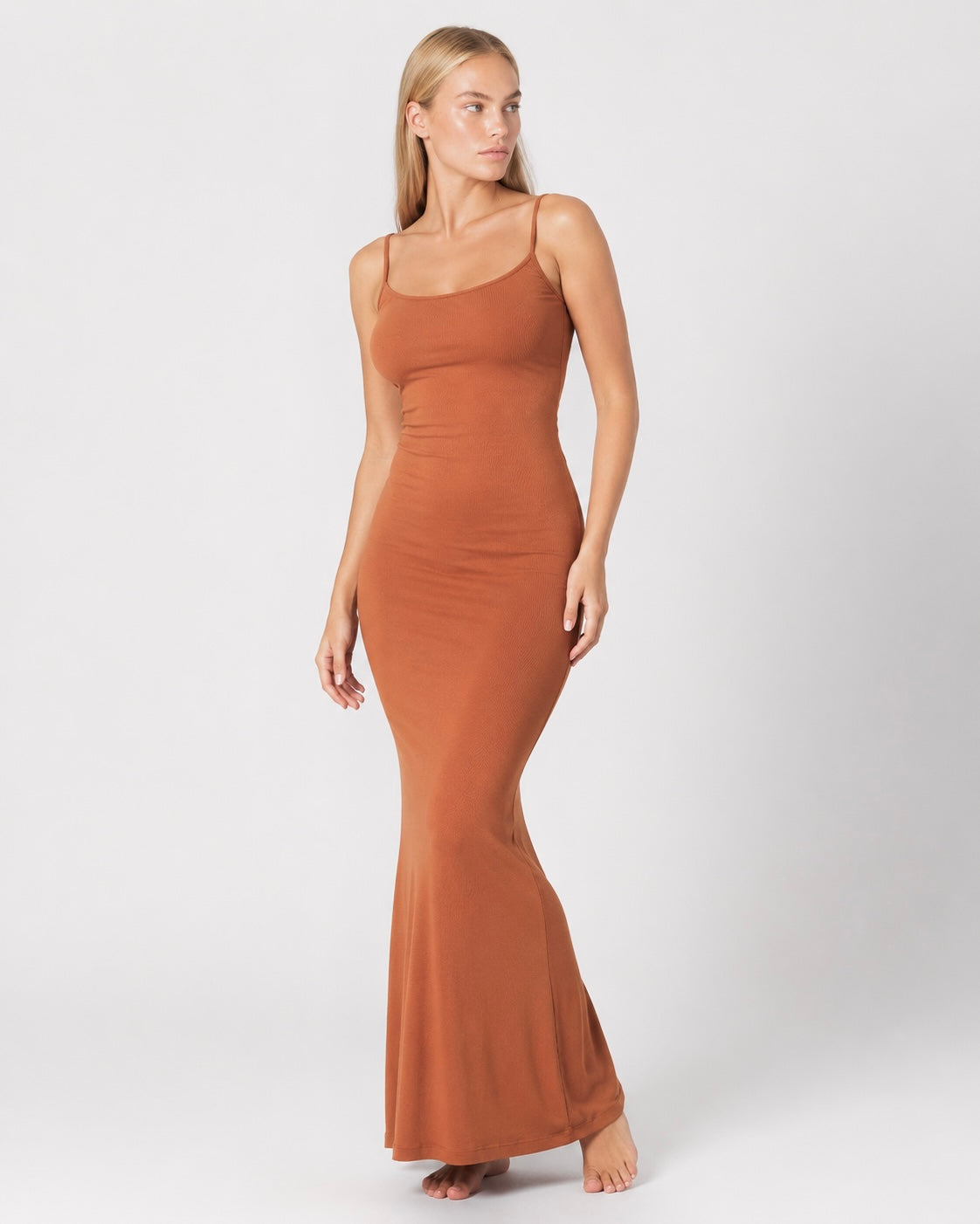 Vestido Longo Ajustado Luar da Brisa