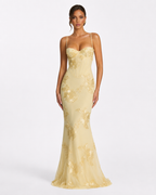 Vestido de Malha com Corpete Pétala da Brisa