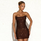 Vestido Glamour Dourado