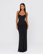 Vestido Longo com Alças ao Pescoço Brisa da Brisa