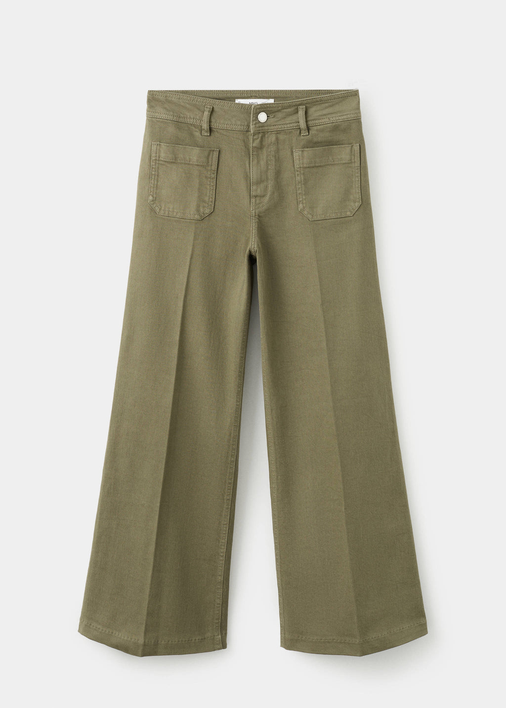 Calças de ganga wide leg com bolsos - Artigo sem modelo