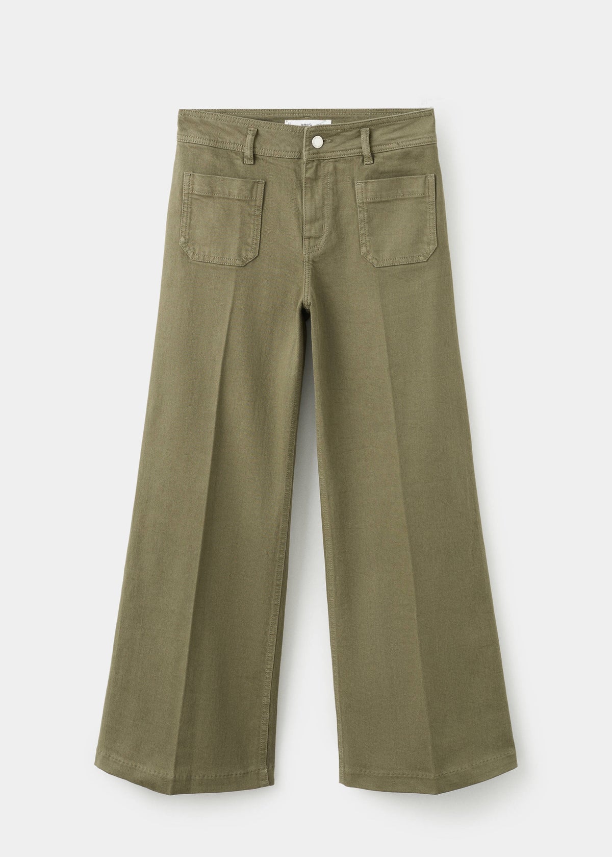 Calças de ganga wide leg com bolsos - Artigo sem modelo