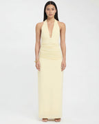Vestido Longo com Alças ao Pescoço Riviera da Primavera