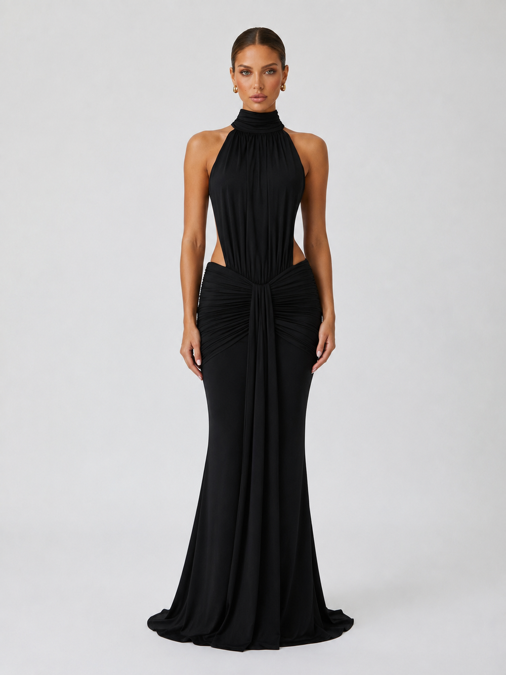 Vestido com Costas Abertas Primavera da Brisa