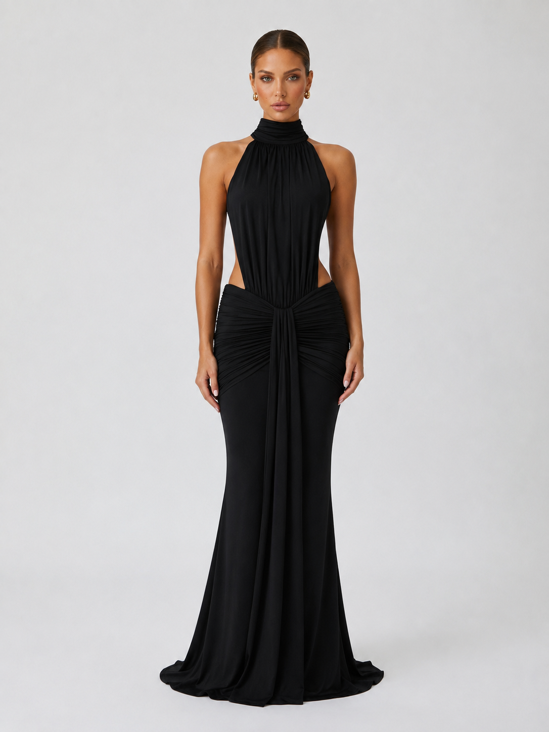 Vestido com Costas Abertas Primavera da Brisa