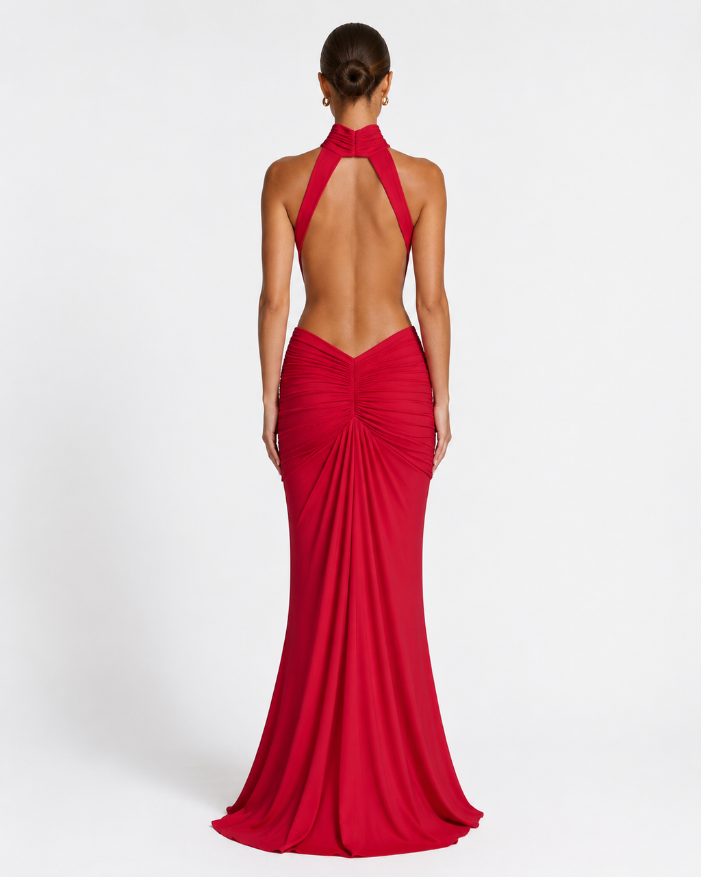 Vestido com Costas Abertas Primavera da Brisa