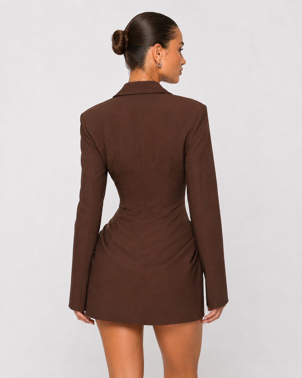 Vestido Curto de Corte Blazer