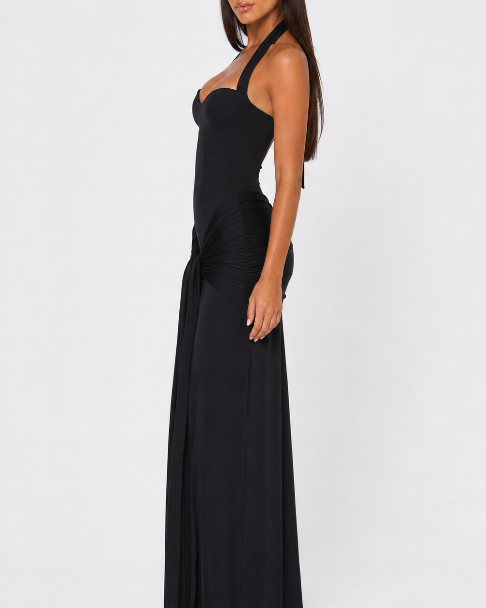 Vestido Longo com Alças ao Pescoço Brisa da Brisa