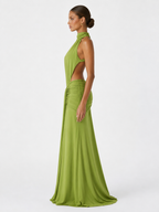Vestido com Costas Abertas Primavera da Brisa