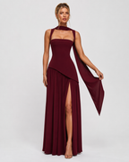 Vestido Longo com Corpete Brisa da Primavera