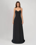 Vestido Longo com Costas Abertas Estrela da Primavera