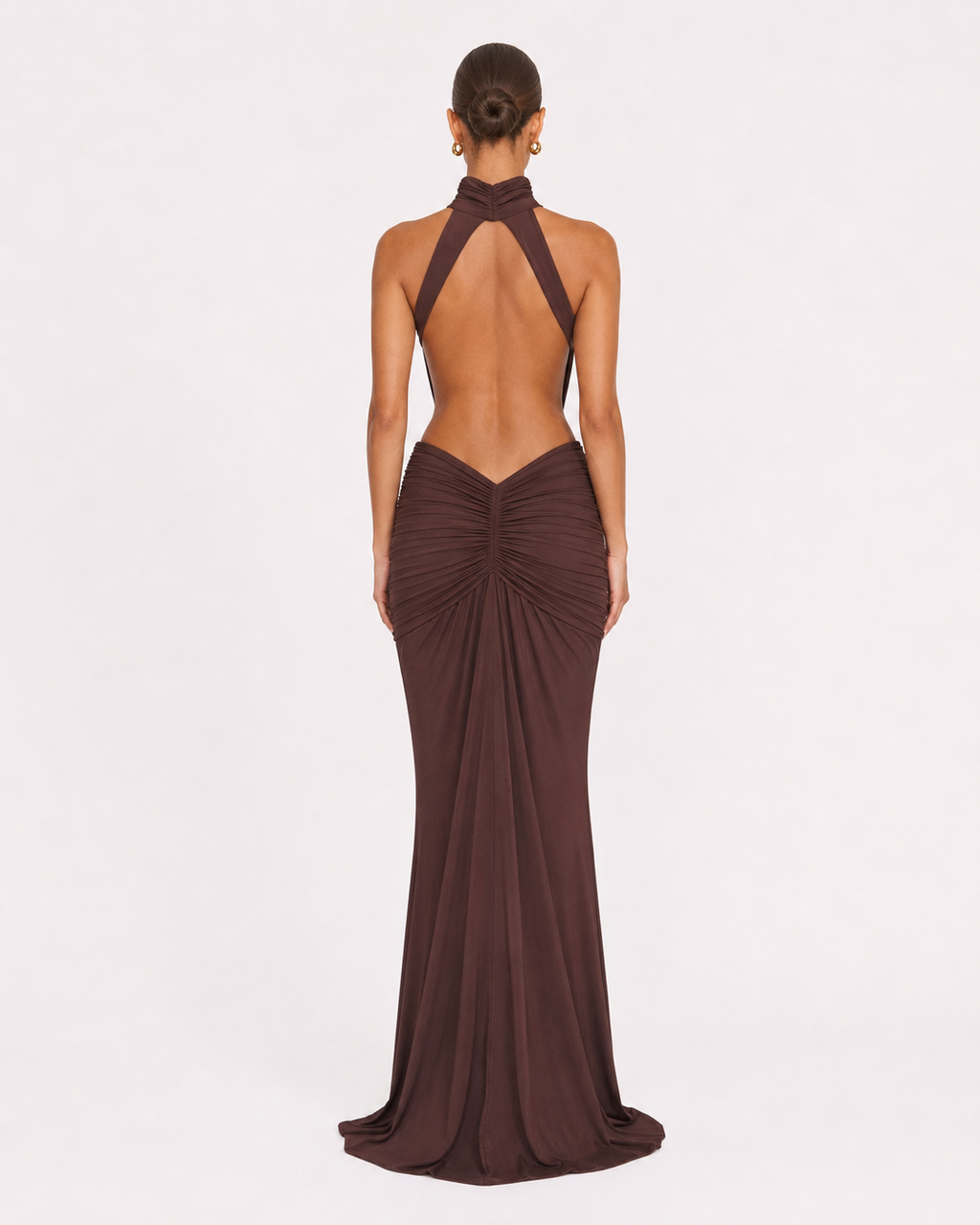 Vestido com Costas Abertas Primavera da Brisa