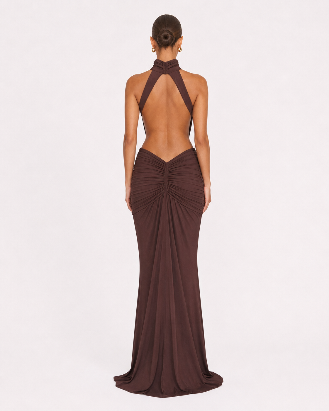 Vestido com Costas Abertas Primavera da Brisa