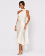 Vestido Midi em Cetim Seraphina