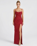 Vestido Longo Floral com Corpete Oliva da Primavera