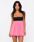 Vestido Curto com Corpete Camélia da Brisa