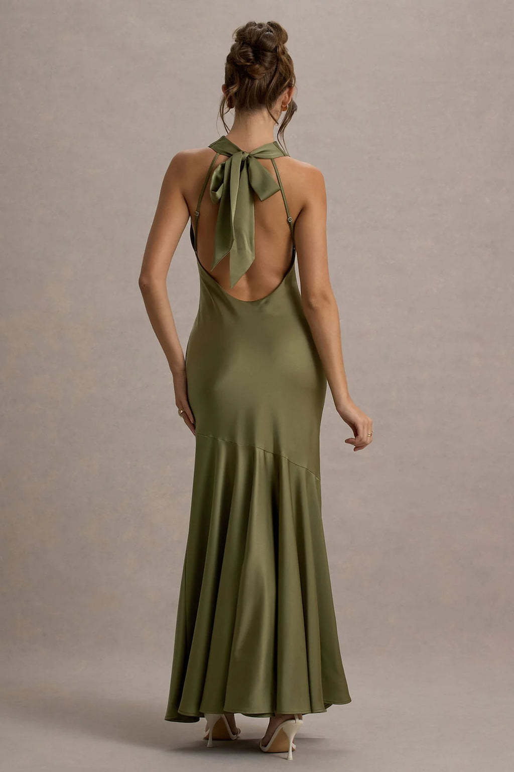 Vestido Longo Bordeaux Elegance