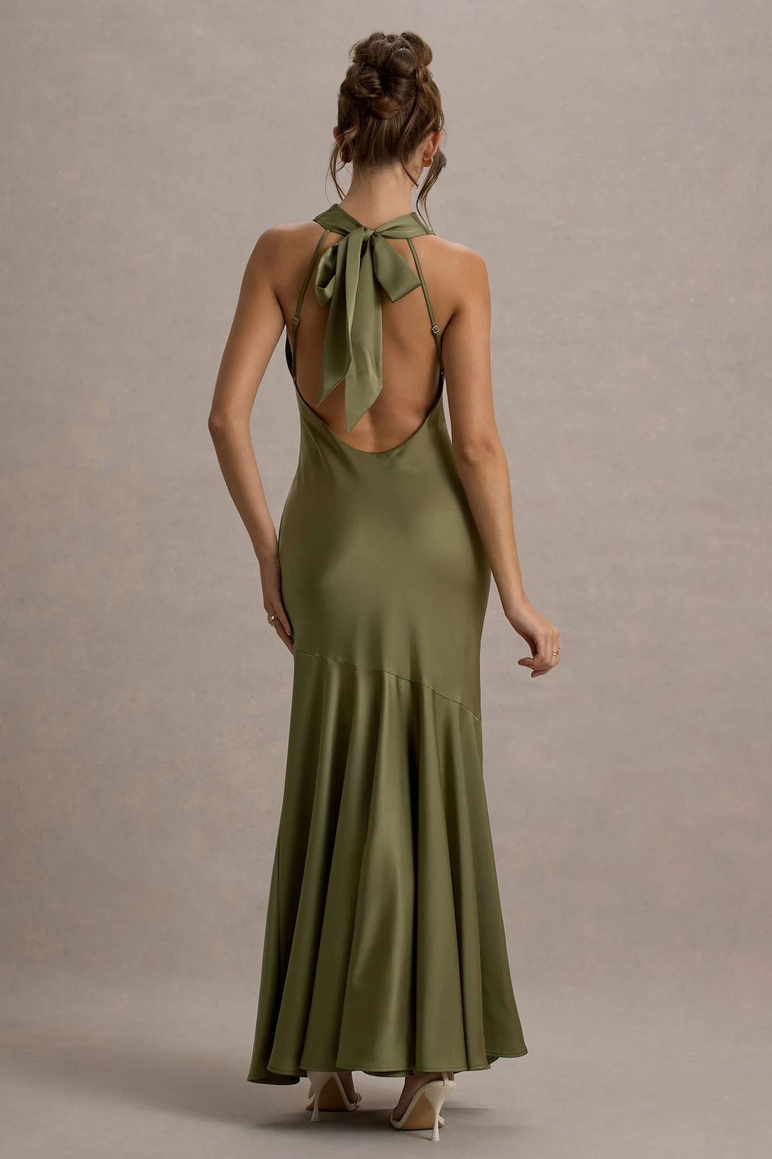 Vestido Longo Bordeaux Elegance