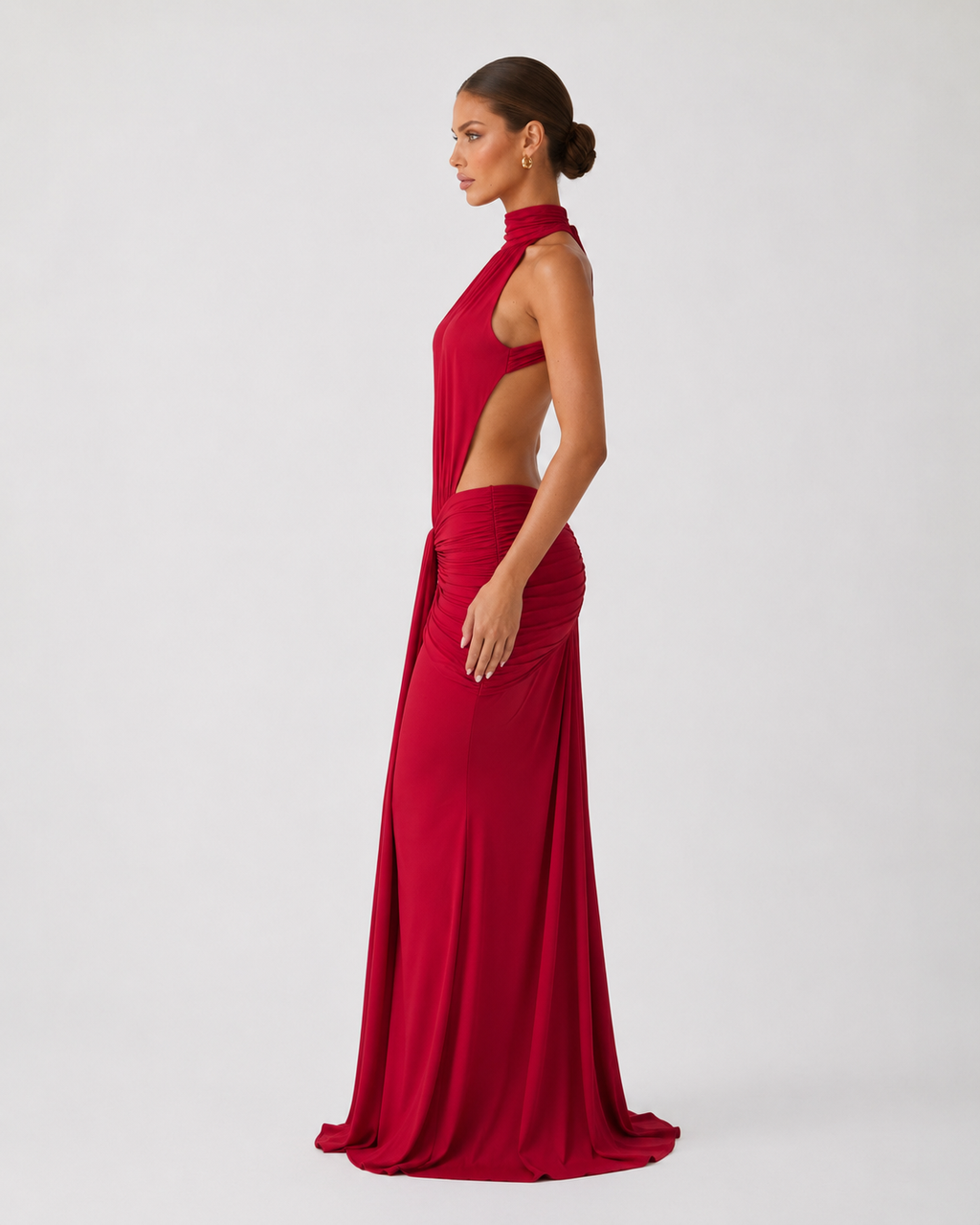 Vestido com Costas Abertas Primavera da Brisa