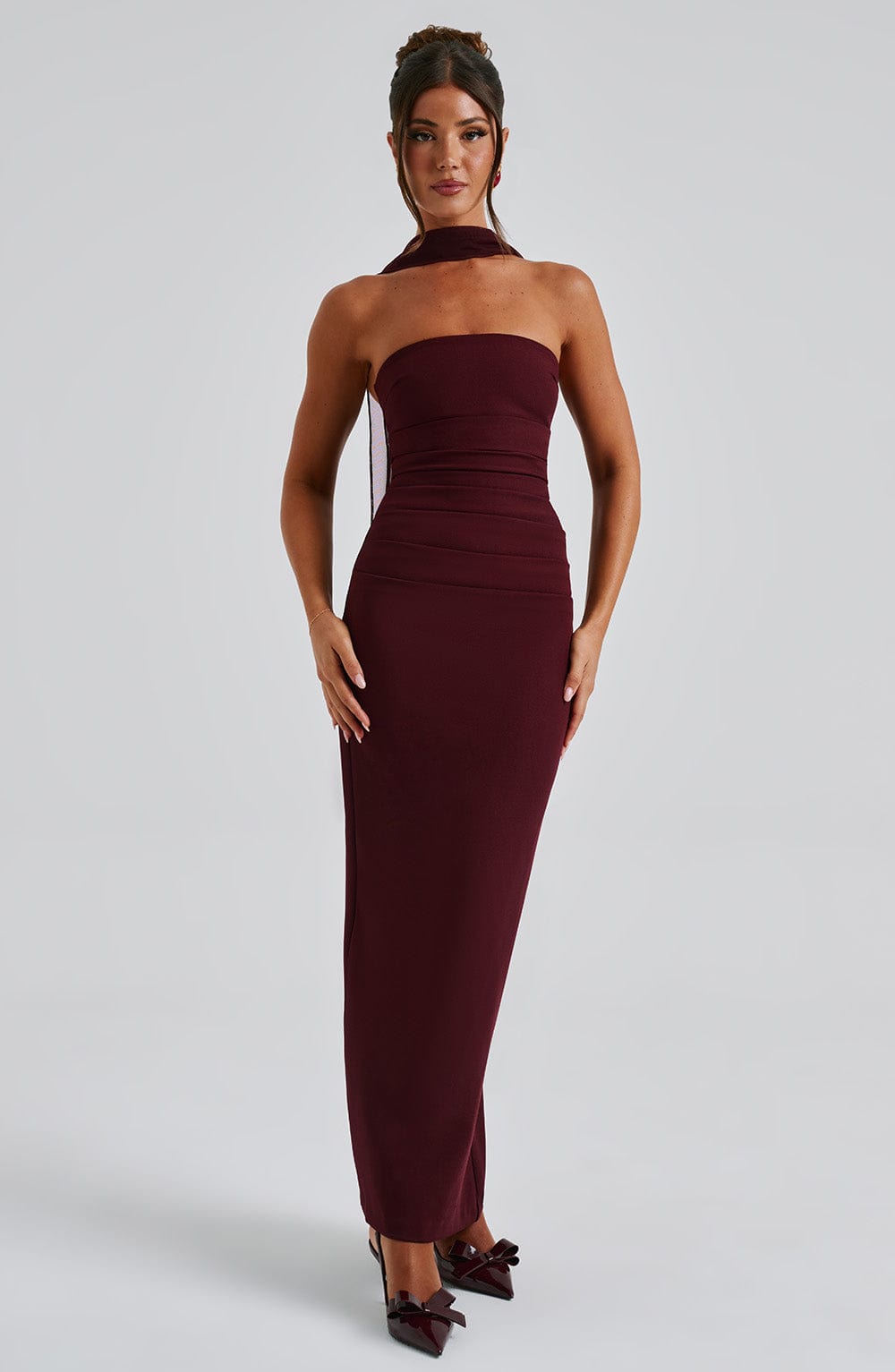 Vestido Bordeaux Élise