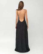 Vestido Longo com Costas Abertas Estrela da Primavera