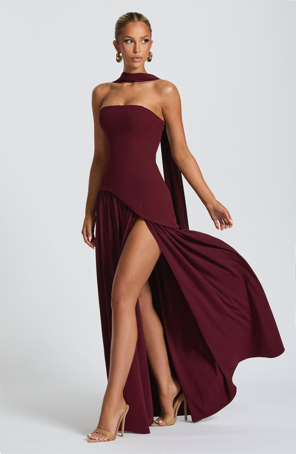 Vestido Longo Chiffon Fenda