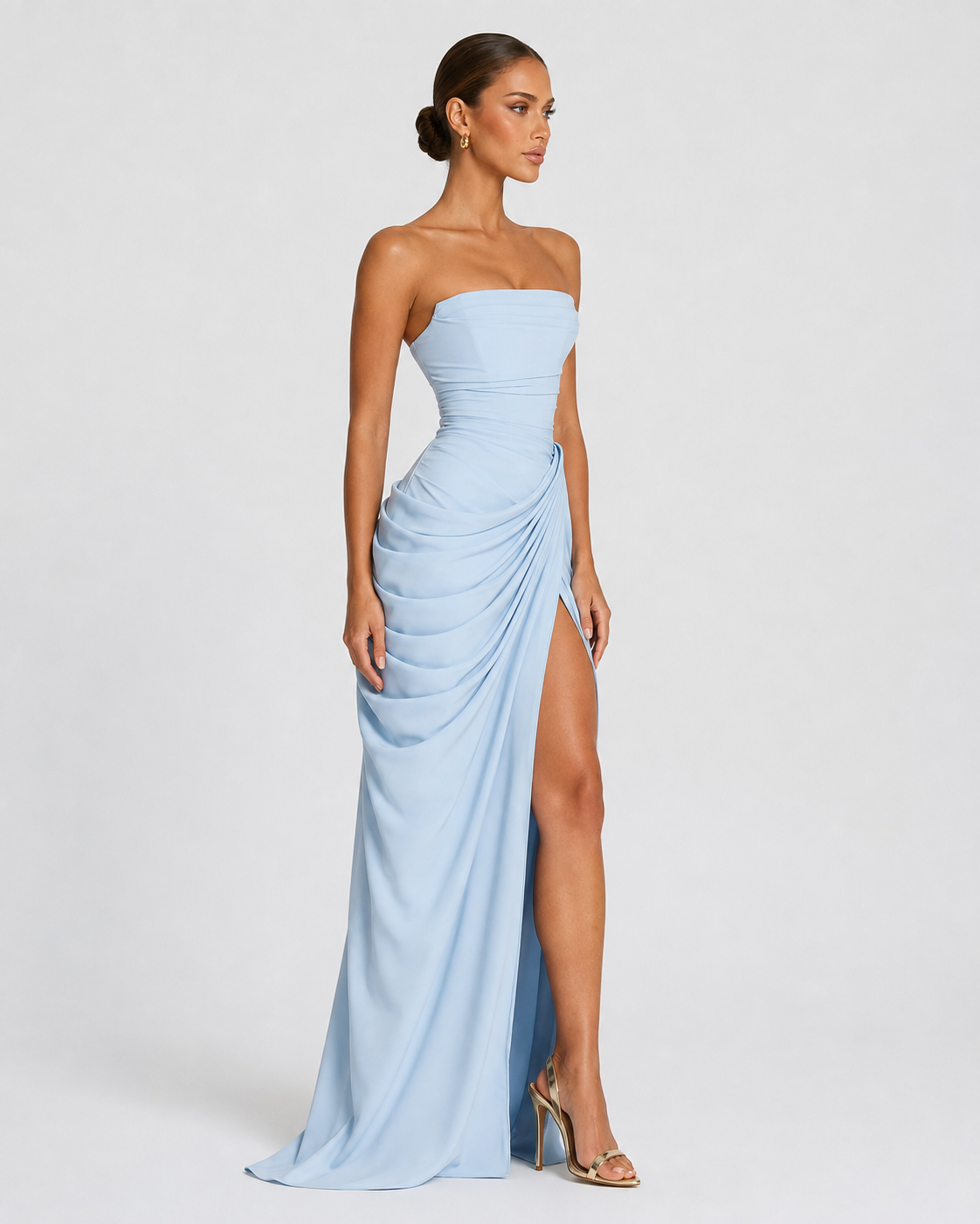 Vestido sem Alças Violeta da Brisa
