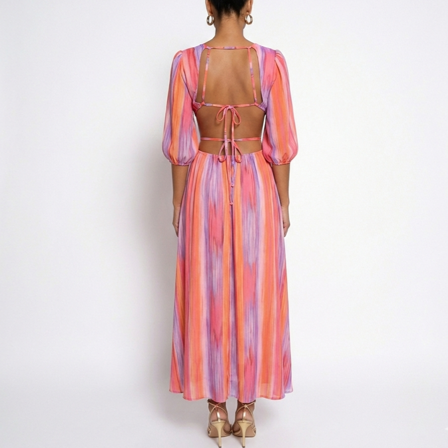 Vestido Longo Sunset Glow