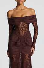 Vestido Encanto Bordeaux