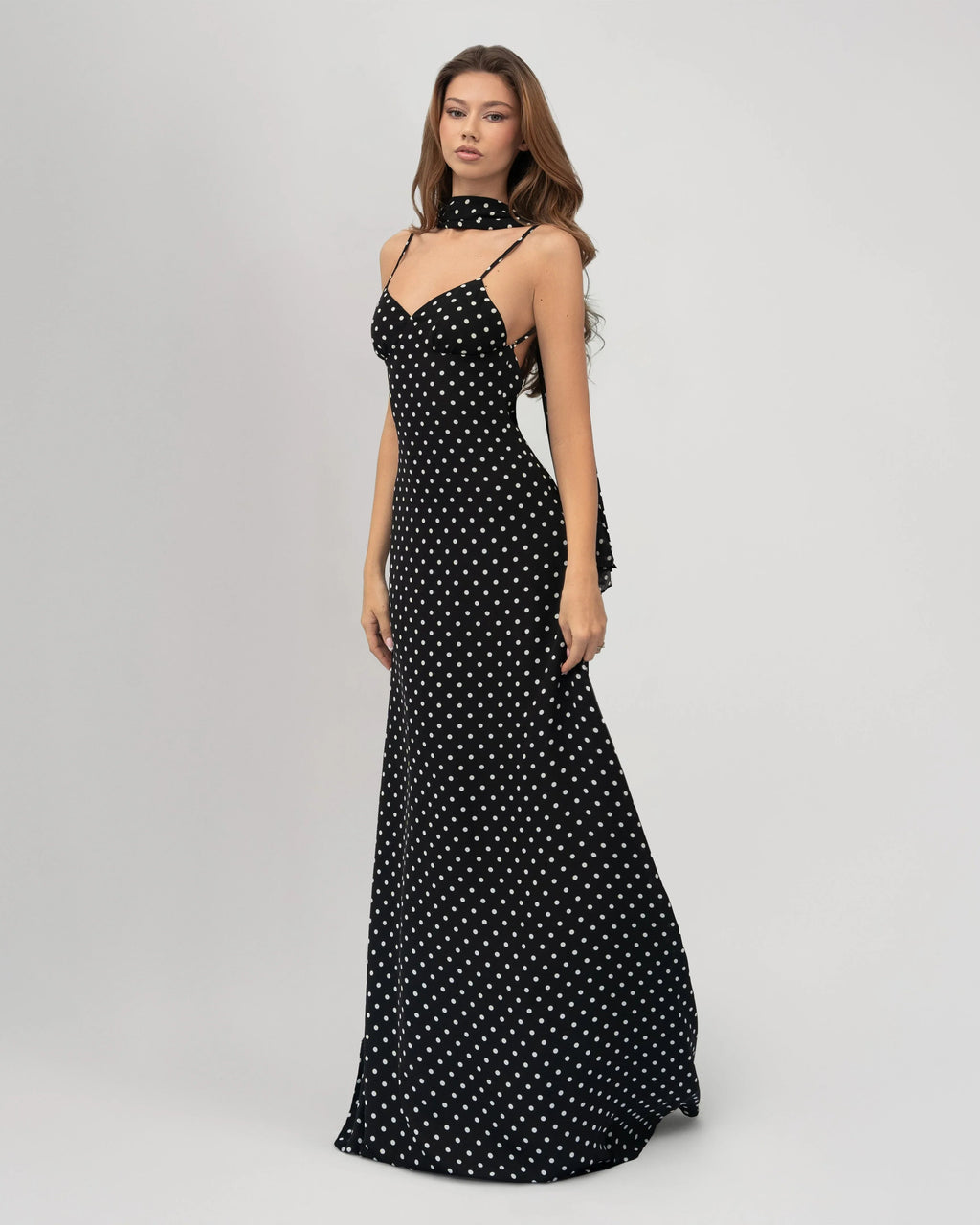 Vestido Longo com Costas Abertas Estrela da Primavera