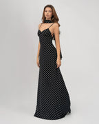 Vestido Longo com Costas Abertas Estrela da Primavera