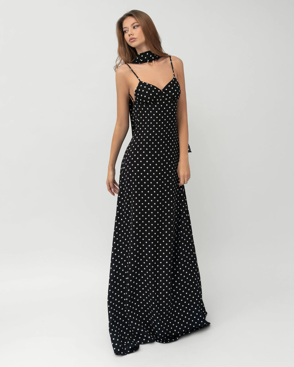 Vestido Longo com Costas Abertas Estrela da Primavera