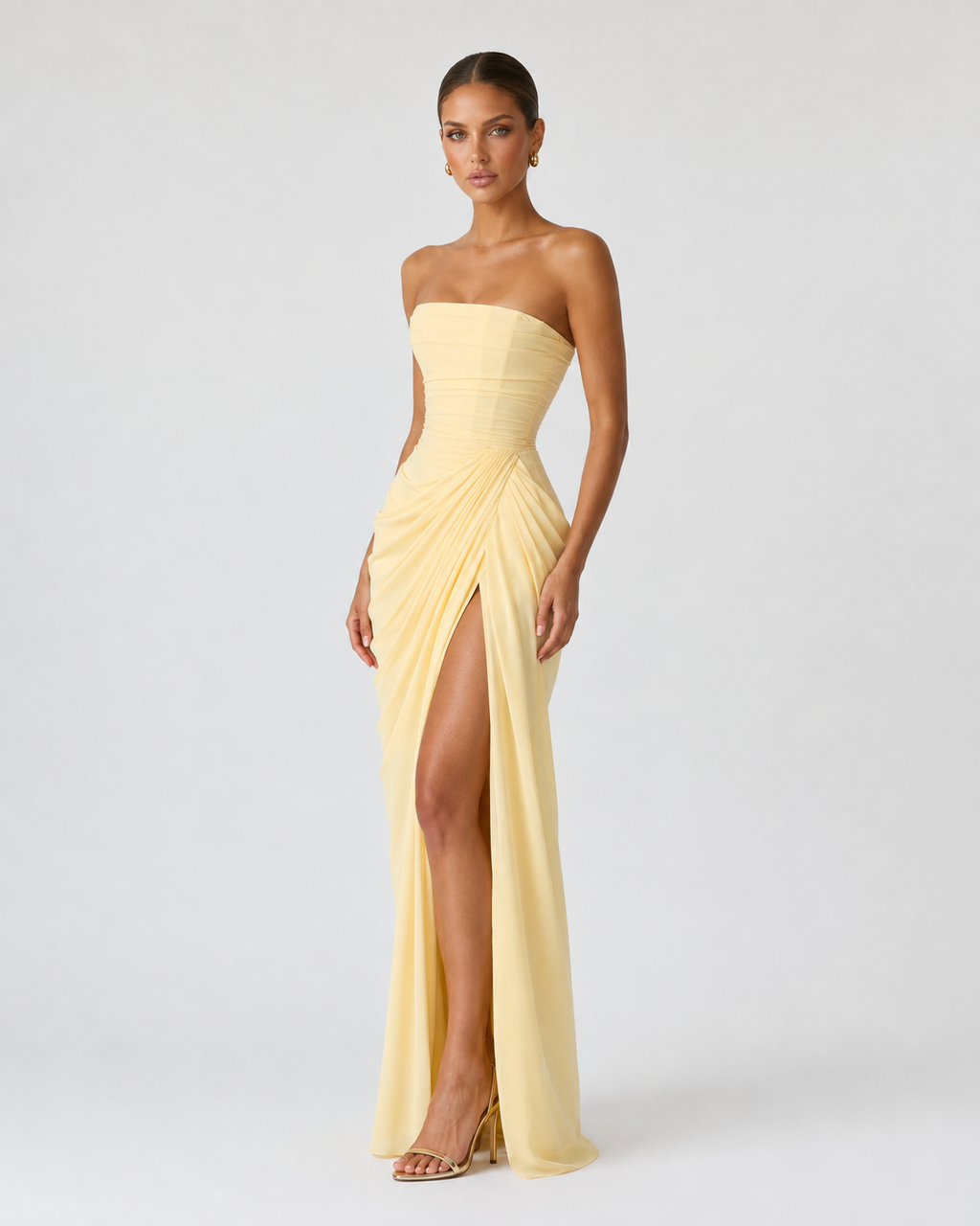 Vestido sem Alças Violeta da Brisa