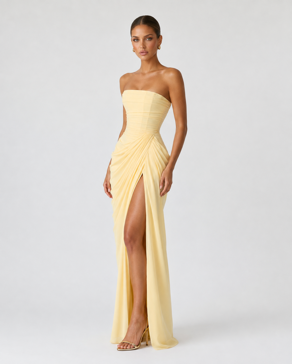 Vestido sem Alças Violeta da Brisa