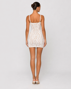 Vestido Curto de Renda com Corpete Flora da Brisa