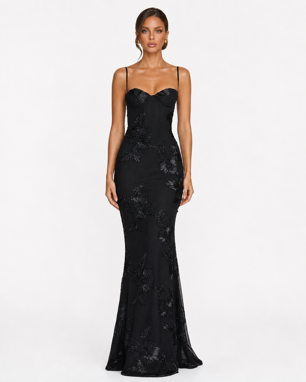 Vestido de Malha com Corpete Pétala da Brisa