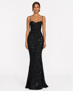 Vestido de Malha com Corpete Pétala da Brisa